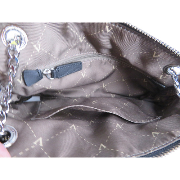 New VINCE CAMUTO Black Quilted Leather Convertible Strap Shoulder Crossbody Bag - Picture 10 of 10